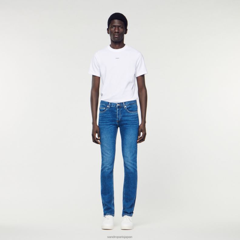 Sandro ジーンズ sandro Straight leg jeans - bleu jean/blue - Zalando