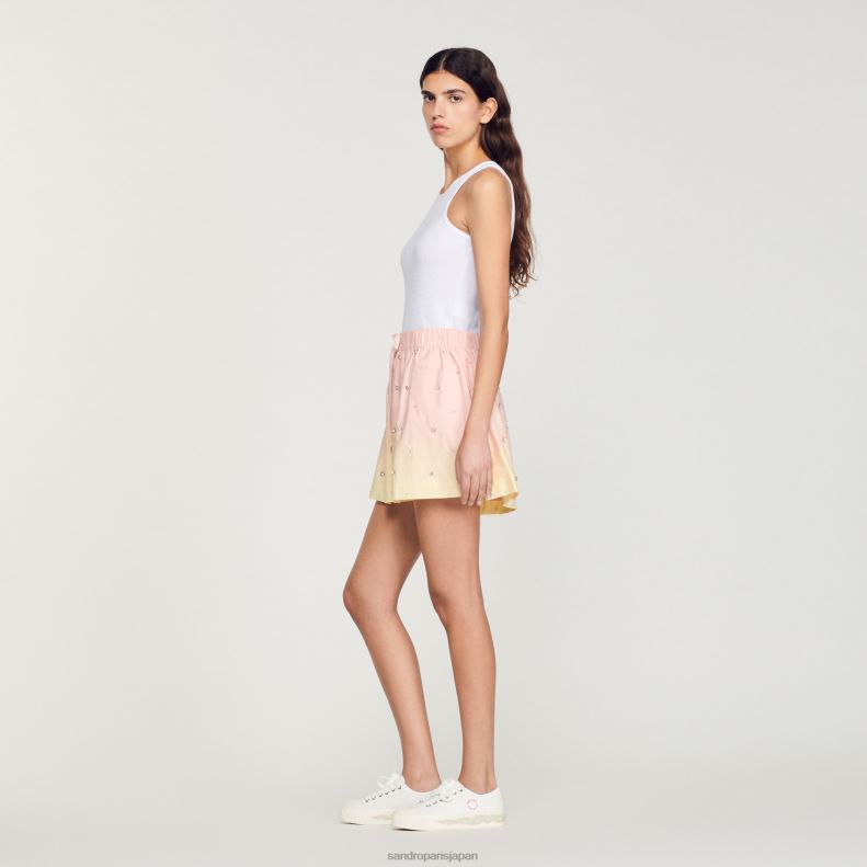 jp Sandro Paris 女性 ワイドショーツ マルチカラー 20D4B264 衣服