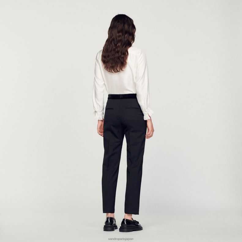 jp Sandro Paris 女性 クラシックパンツ 一色 20D4B282 衣服