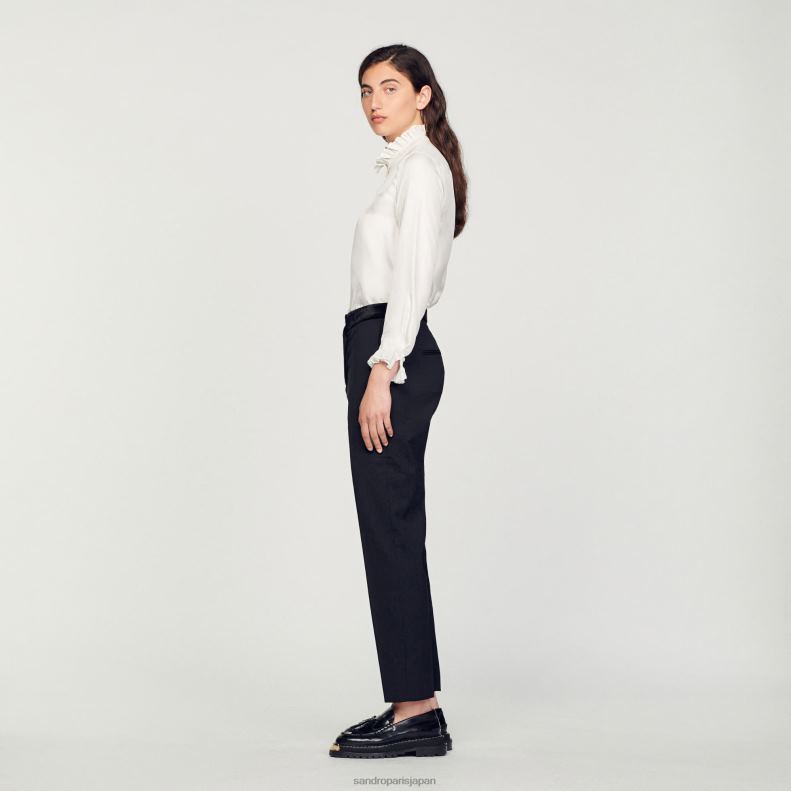 jp Sandro Paris 女性 クラシックパンツ 一色 20D4B282 衣服
