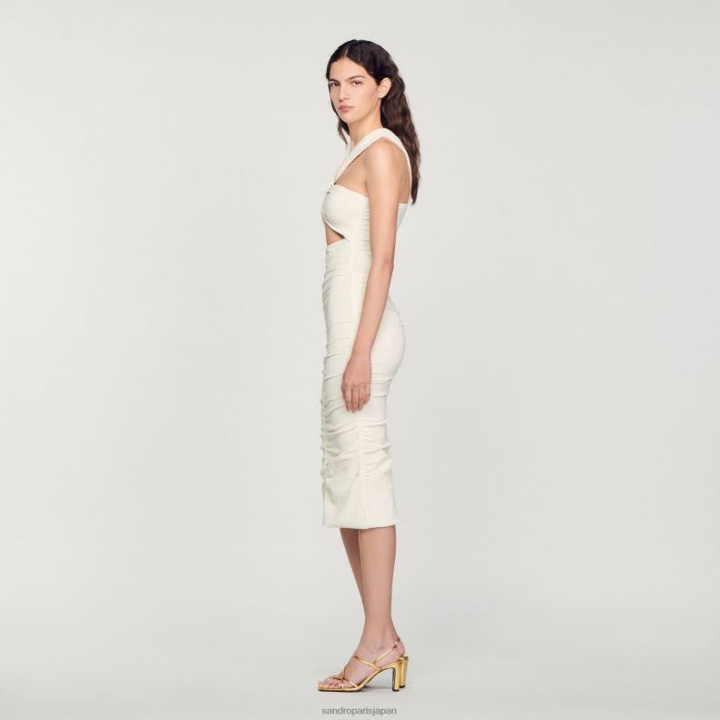 jp Sandro Paris 女性 ニットドレス 生成り 20D4B368 衣服