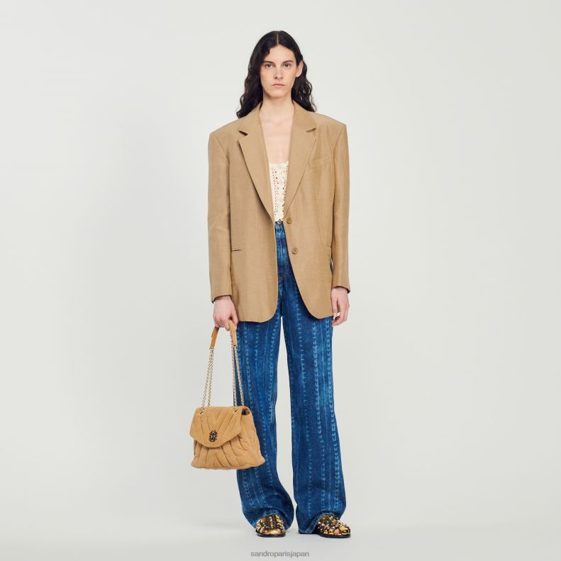 jp Sandro Paris 女性 テーラードジャケット テレ 20D4B379 衣服