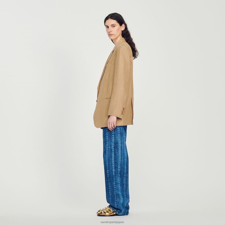 jp Sandro Paris 女性 テーラードジャケット テレ 20D4B379 衣服
