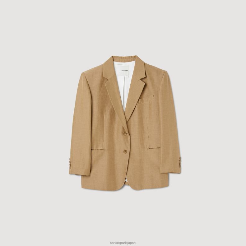 jp Sandro Paris 女性 テーラードジャケット テレ 20D4B379 衣服