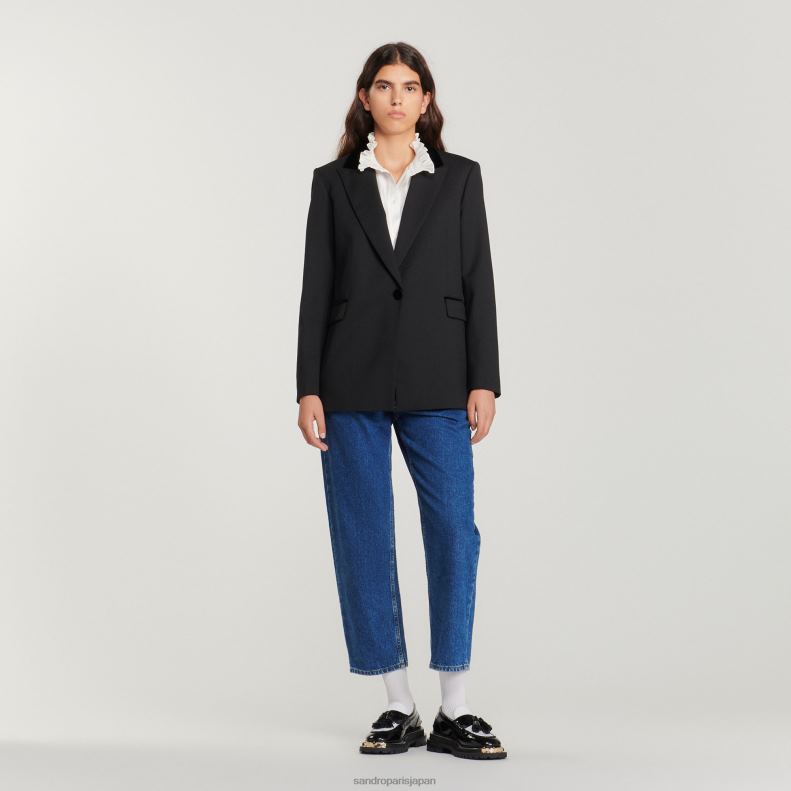 jp Sandro Paris 女性 テーラードジャケット 一色 20D4B386 衣服