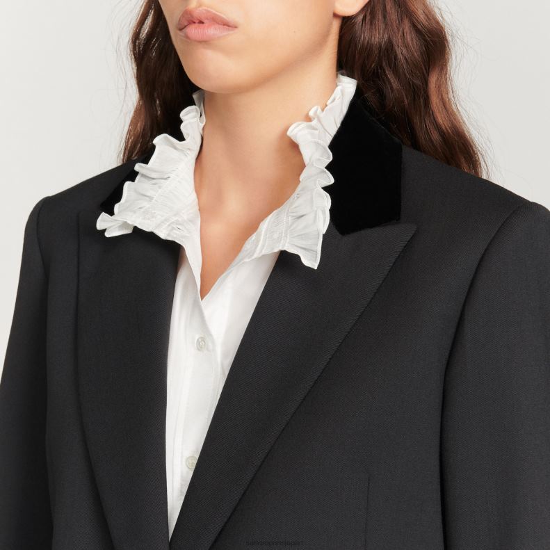 jp Sandro Paris 女性 テーラードジャケット 一色 20D4B386 衣服