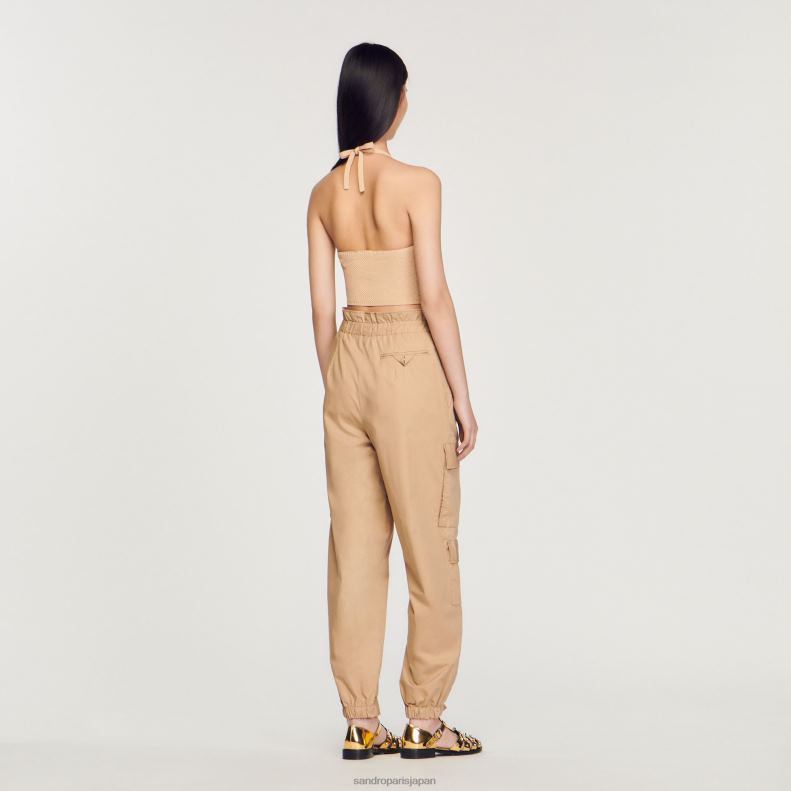 jp Sandro Paris 女性 クロップドかぎ針編みトップ マルチカラー 20D4B441 衣服