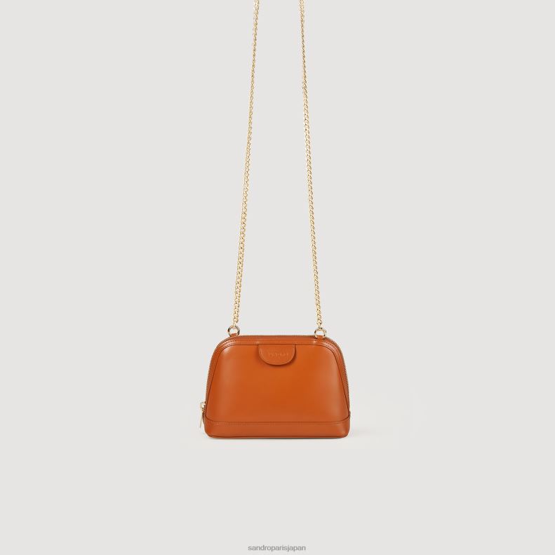 jp Sandro Paris 女性 スムースレザーリッタバッグ カラメル 20D4B509 アクセサリー