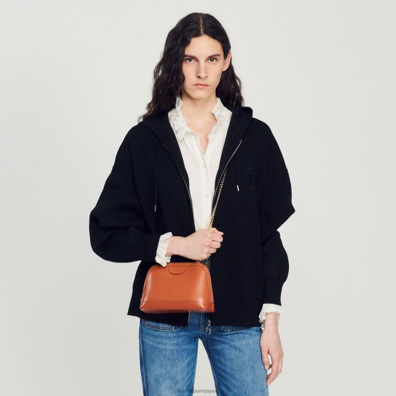 jp Sandro Paris 女性 スムースレザーリッタバッグ カラメル 20D4B509 アクセサリー