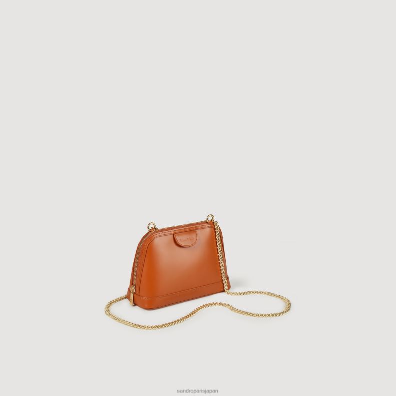 jp Sandro Paris 女性 スムースレザーリッタバッグ カラメル 20D4B509 アクセサリー