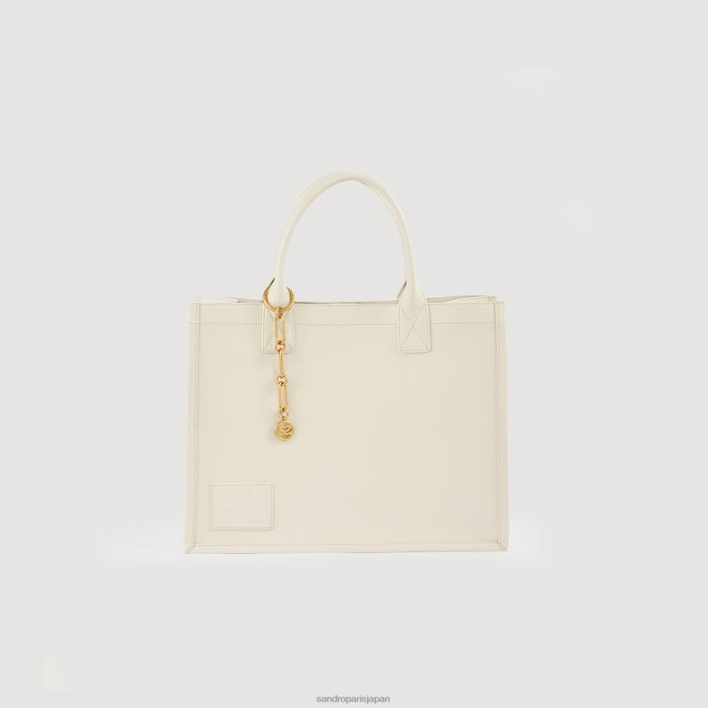 jp Sandro Paris 女性 チェーンジュエリー付きレザートートバッグ 一色 20D4B545 アクセサリー