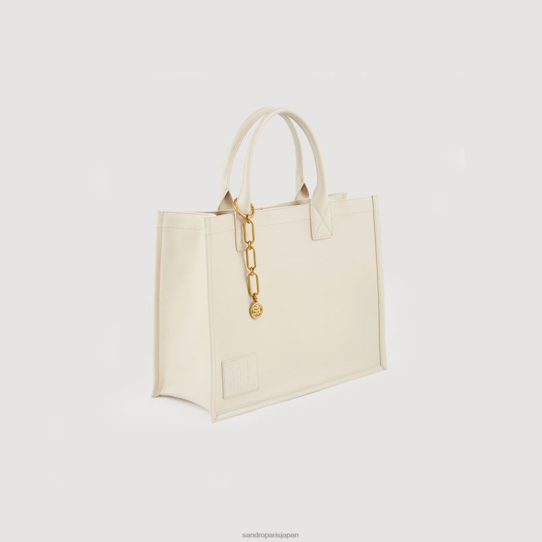 jp Sandro Paris 女性 チェーンジュエリー付きレザートートバッグ 一色 20D4B545 アクセサリー