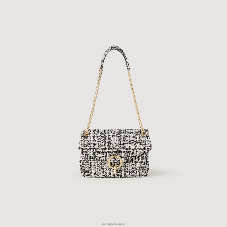 jp Sandro Paris 女性 イーザツイードバッグ 黒 20D4B554 アクセサリー