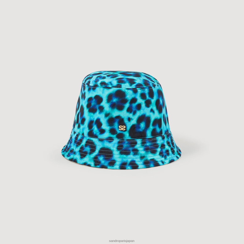 jp Sandro Paris 女性 リバーシブルヒョウ柄ハット ベージュ/ブラック 20D4B580 アクセサリー
