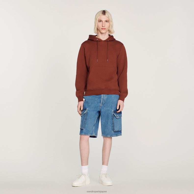 jp Sandro Paris 女性 刺繍入りパーカー 一色 20D4B759 衣服