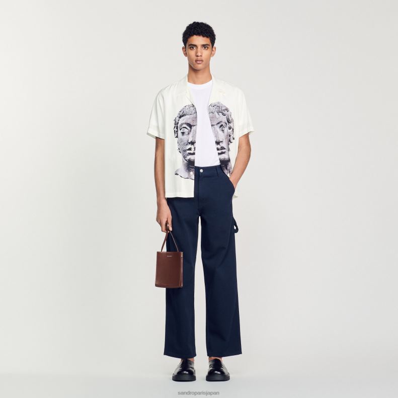 jp Sandro Paris 男性 大工のズボン ダークネイビー 20D4B815 衣服