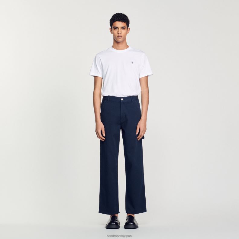 jp Sandro Paris 男性 大工のズボン ダークネイビー 20D4B815 衣服