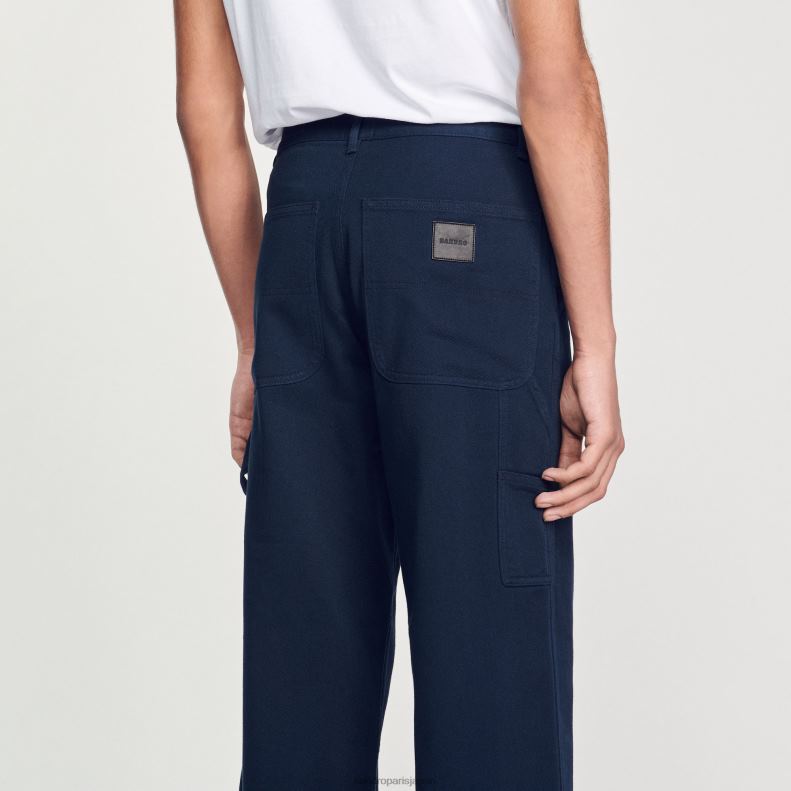 jp Sandro Paris 男性 大工のズボン ダークネイビー 20D4B815 衣服