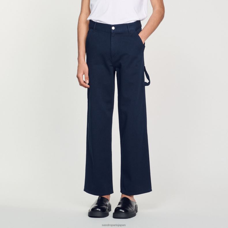jp Sandro Paris 男性 大工のズボン ダークネイビー 20D4B815 衣服