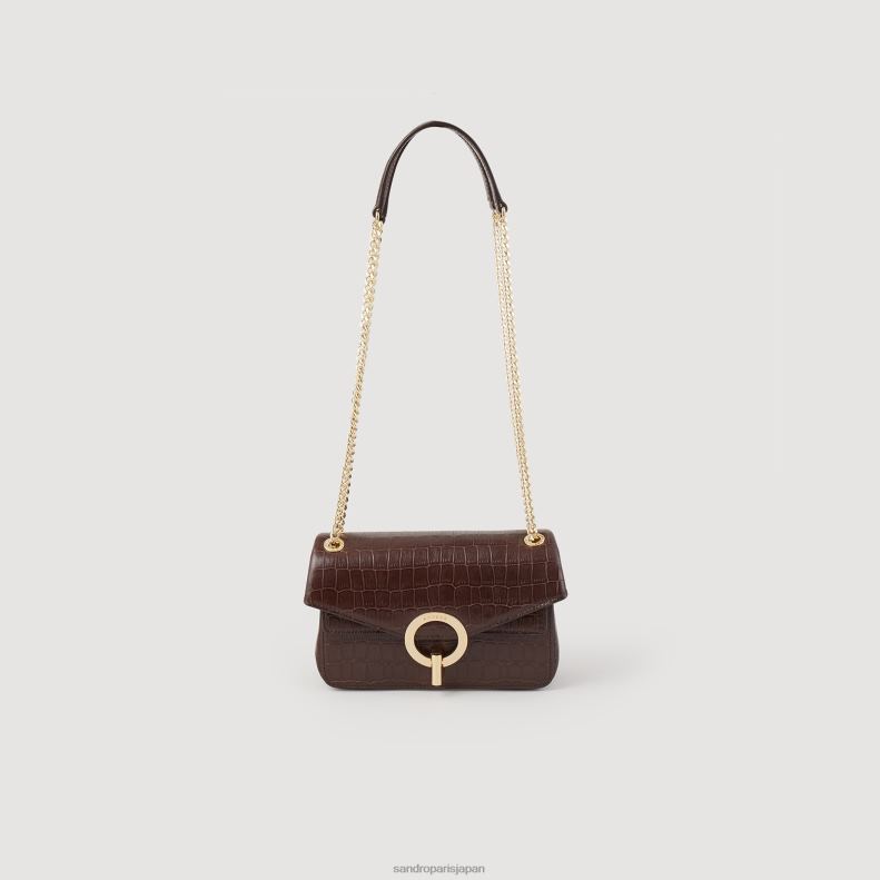 jp Sandro Paris 女性 yzaバッグ、スモールモデル 茶色 20D4B529 アクセサリー