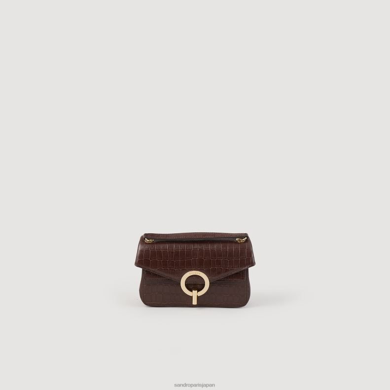 jp Sandro Paris 女性 yzaバッグ、スモールモデル 茶色 20D4B529 アクセサリー