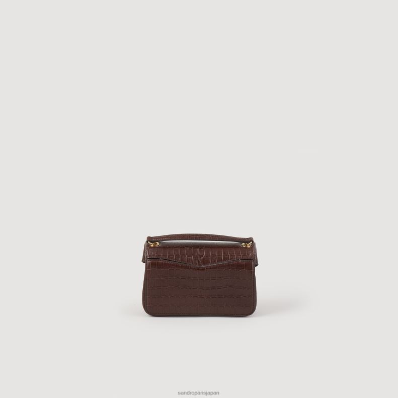 jp Sandro Paris 女性 yzaバッグ、スモールモデル 茶色 20D4B529 アクセサリー